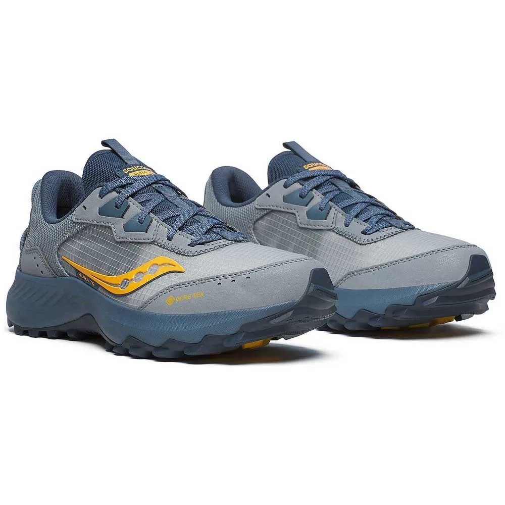 Saucony Aura Tr Goretex Trailrunning-schuhe female, Flint / peel
