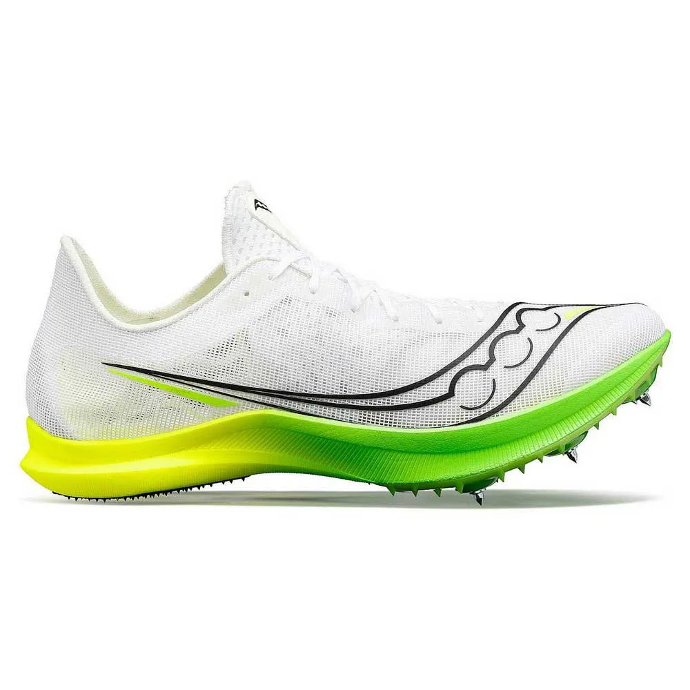 Saucony Endorphin Cheetah Laufschuhe female, White / slime Saucony Endorphin Cheetah Laufschuhe female, White / slime