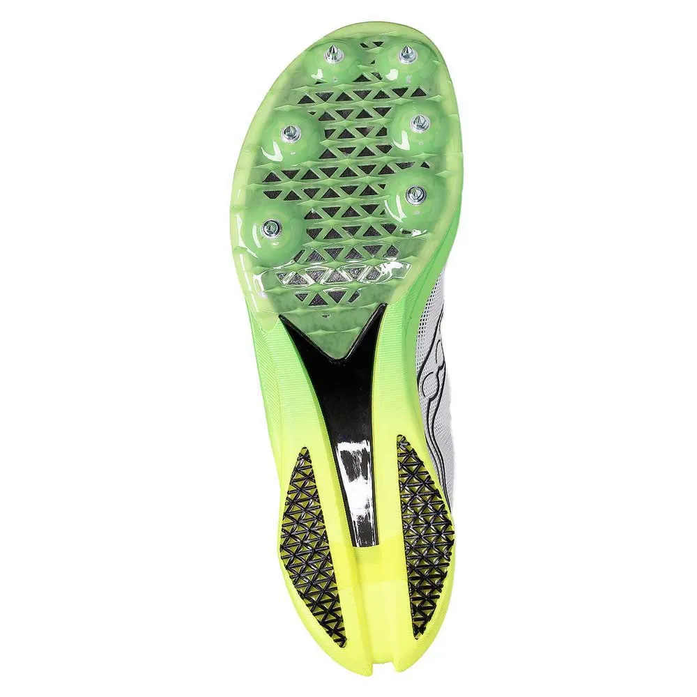Saucony Endorphin Cheetah Laufschuhe female, White / slime Saucony Endorphin Cheetah Laufschuhe female, White / slime