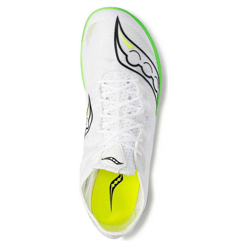 Saucony Endorphin Cheetah Laufschuhe female, White / slime Saucony Endorphin Cheetah Laufschuhe female, White / slime