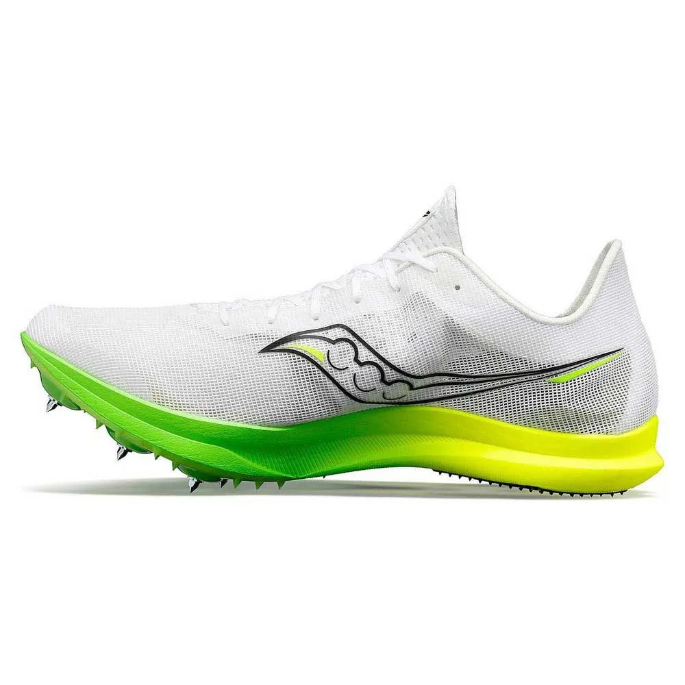 Saucony Endorphin Cheetah Laufschuhe female, White / slime Saucony Endorphin Cheetah Laufschuhe female, White / slime