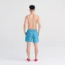 Saxx Underwear Oh Buoy 2in1 Badeshorts male, Shrimp cocktail / blue moon