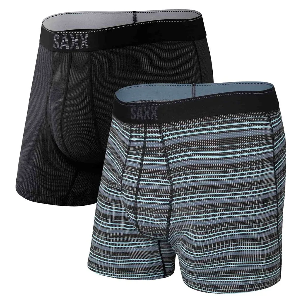 Saxx Underwear Quest Brief Fly Boxershorts 2 Einheiten Saxx Underwear Quest Brief Fly Boxershorts 2 Einheiten