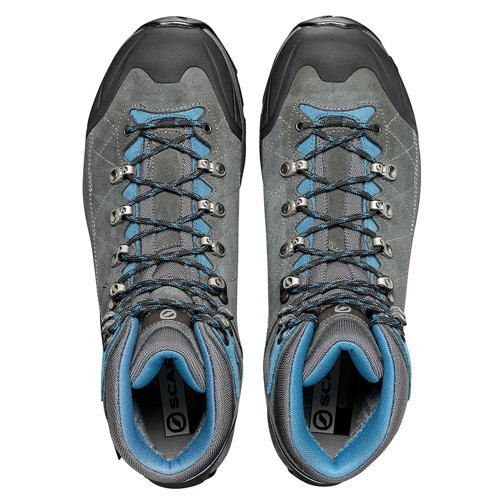 Scarpa Kailash Trek Gtx Tn Biometric Bergsteigerschuhe, Shark / grey / lake blue