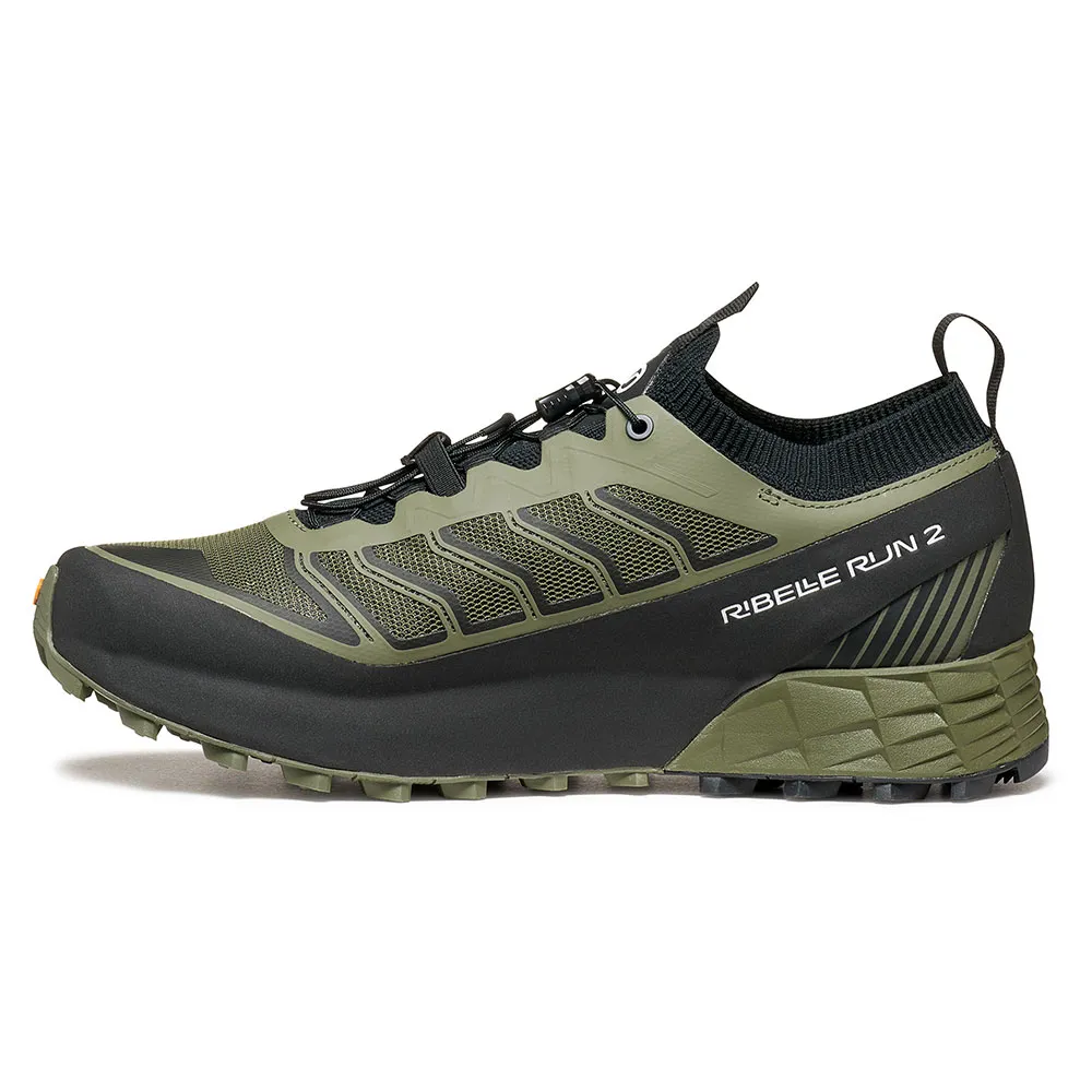 Scarpa Ribelle Run 2 Trailrunning-schuhe male, Olive / black