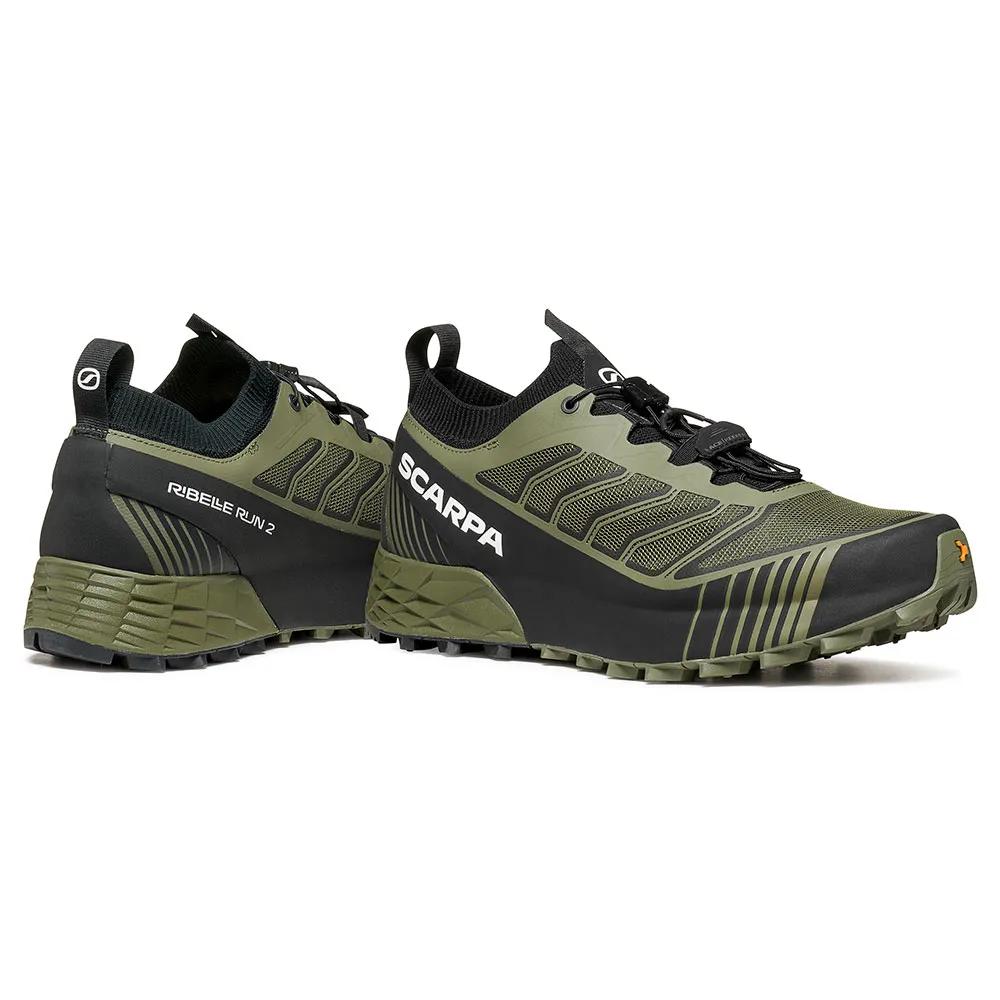 Scarpa Ribelle Run 2 Trailrunning-schuhe male, Olive / black