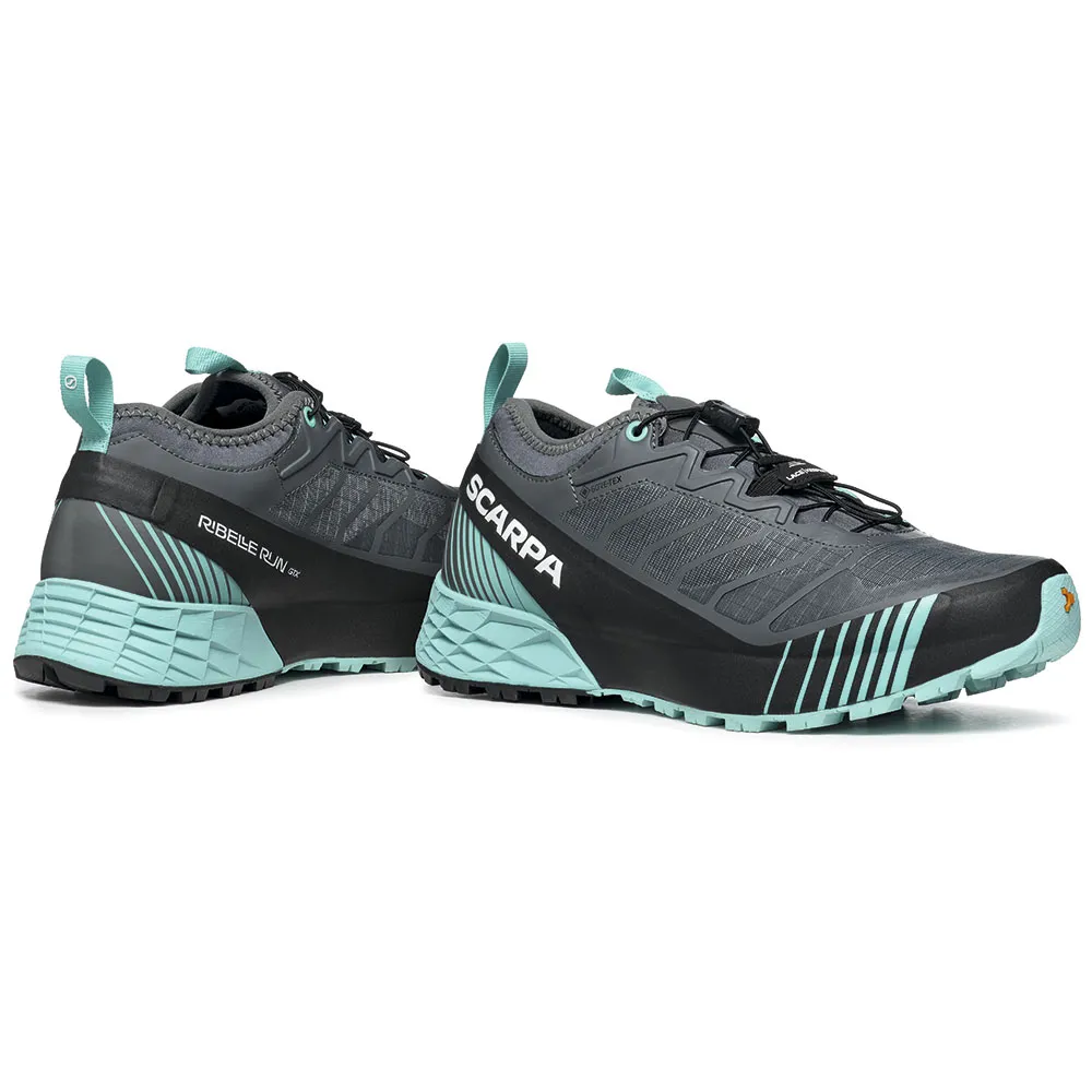 Scarpa Ribelle Run Gtx Trailrunning-schuhe female, Anthracite / blue turquoise Scarpa Ribelle Run Gtx Trailrunning-schuhe female, Anthracite / blue turquoise
