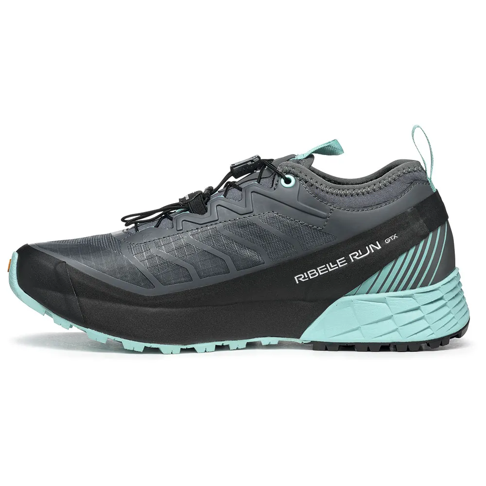 Scarpa Ribelle Run Gtx Trailrunning-schuhe female, Anthracite / blue turquoise Scarpa Ribelle Run Gtx Trailrunning-schuhe female, Anthracite / blue turquoise