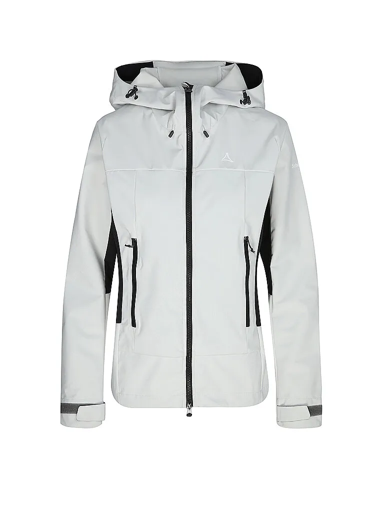 Schöffel Damen Softshelljacke Blaueis Hoodie Schöffel Damen Softshelljacke Blaueis Hoodie