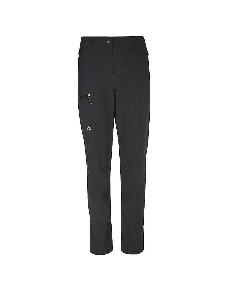 Schöffel Damen Wanderhose Blaueis, Schwarz