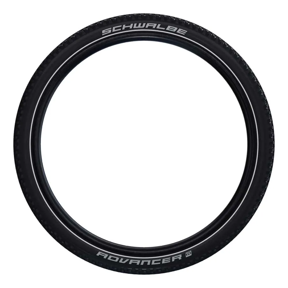 Schwalbe Advanced Hybrid Punctureguard Green Compound 29´´ X 2.35 Steifer Mtb-reifen, Black / reflex, 29" x 2.35