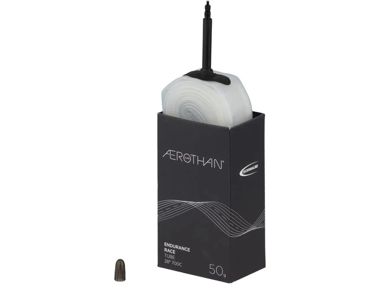 Schwalbe Aerothan Schlauch 28"x700C, Schwarz Schwalbe Aerothan Schlauch 28"x700C, Schwarz