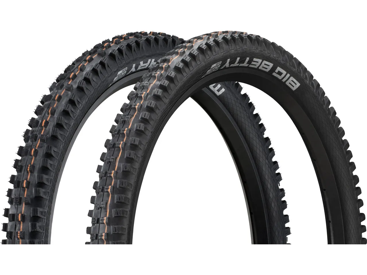 Schwalbe Big Betty / Magic Mary Evolution ADDIX Soft 29" Faltreifen 2er-Set, Schwarz, 29 x 2.4 Schwalbe Big Betty / Magic Mary Evolution ADDIX Soft 29" Faltreifen 2er-Set, Schwarz, 29 x 2.4