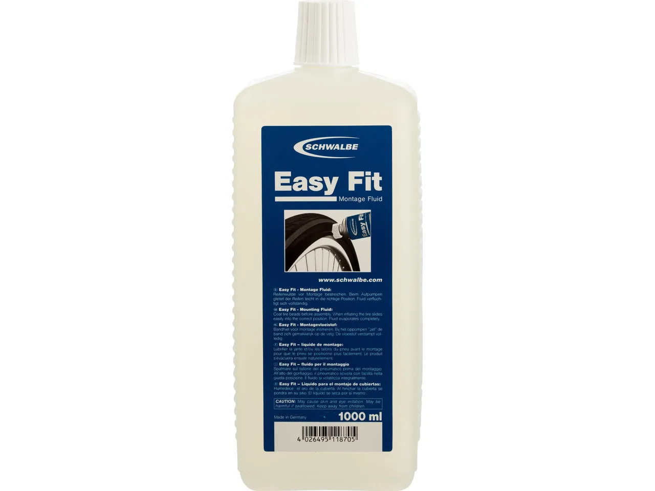 Schwalbe Easy Fit Montageflüssigkeit, Blue, 1000ml