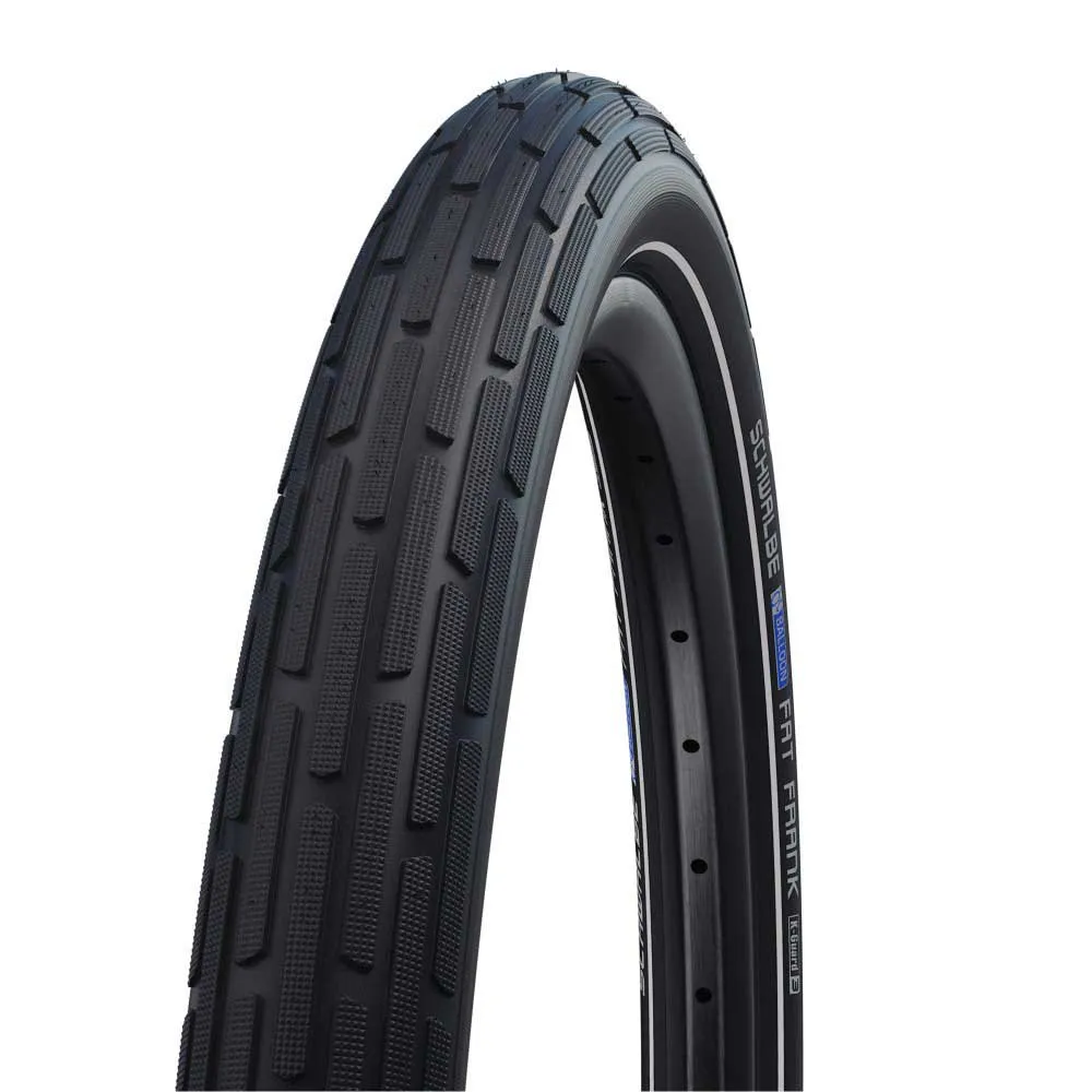 Schwalbe Fat Frank Active Line Reflex 27.5´´ X 2.35 Urbanreifen, Black, 27.5" x 2.35
