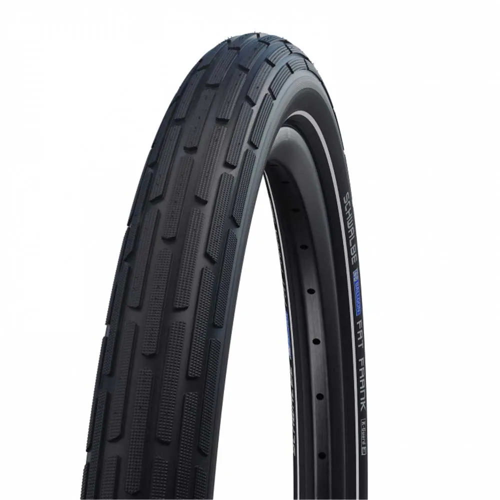 Schwalbe Fat Frank K-guard Hs375 28´´x2.00 Steifer Urbanreifen, Black / reflective, 28" x 2.00 Schwalbe Fat Frank K-guard Hs375 28´´x2.00 Steifer Urbanreifen, Black / reflective, 28" x 2.00