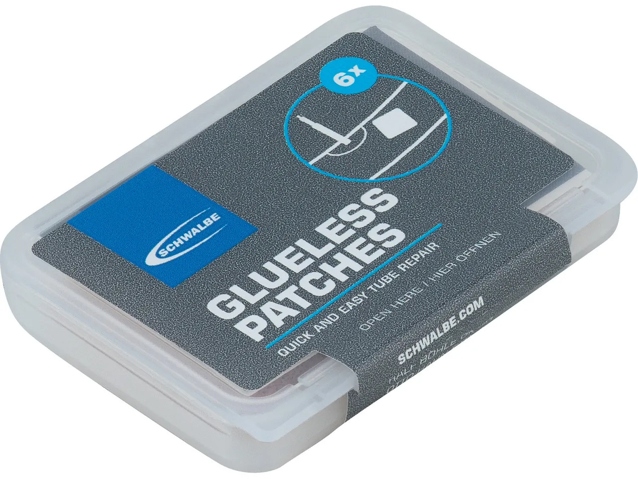 Schwalbe Glueless Patches Flicken, Transparent Schwalbe Glueless Patches Flicken, Transparent
