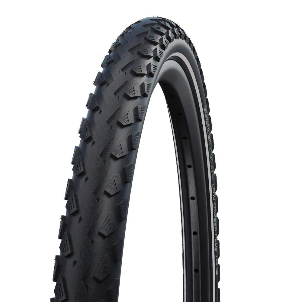 Schwalbe Land Cruiser Plus Punctureguard 24´´ X 2.00 Steifer Urbanreifen, Black / reflex, 24" x 2.00 Schwalbe Land Cruiser Plus Punctureguard 24´´ X 2.00 Steifer Urbanreifen, Black / reflex, 24" x 2.00