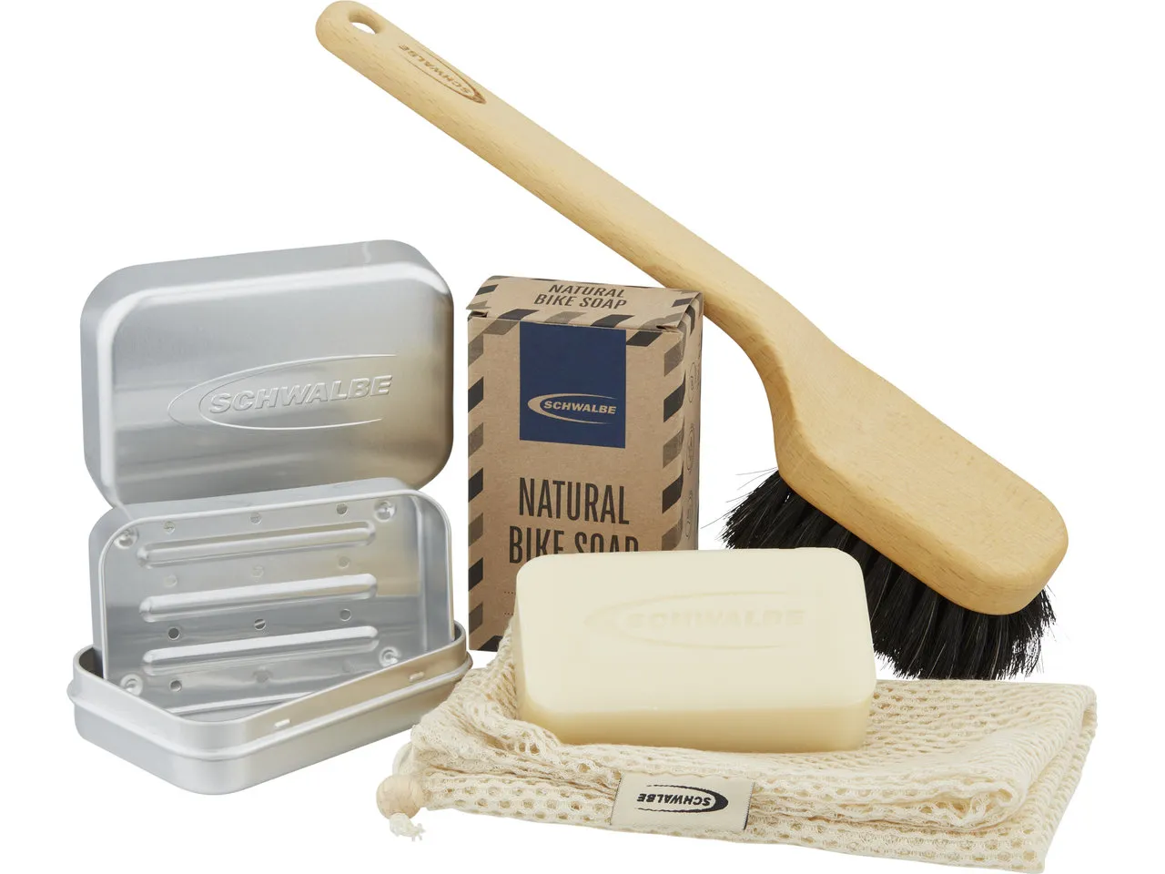 Schwalbe Natural Bike Soap Kit Reinigungsset, Brown, One Size Schwalbe Natural Bike Soap Kit Reinigungsset, Brown, One Size