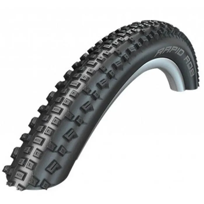 Schwalbe Rapid Rob K-guard Liteskin Active Sbc 27.5´´ X 2.10 Steifer Mtb-reifen, Black, 27.5" x 2.10