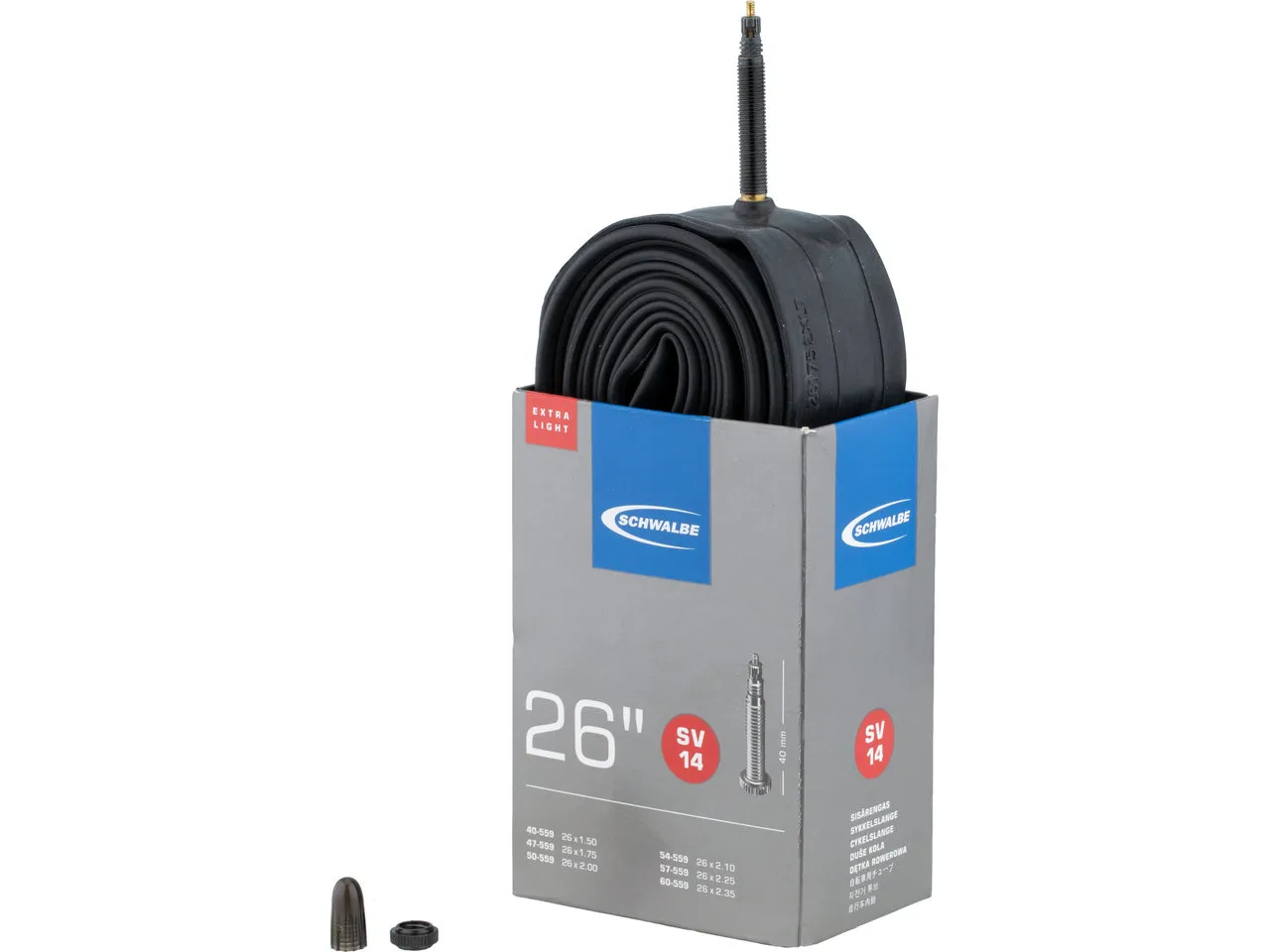 Schwalbe Schlauch 14 Extralight für 26" Schwalbe Schlauch 14 Extralight für 26"