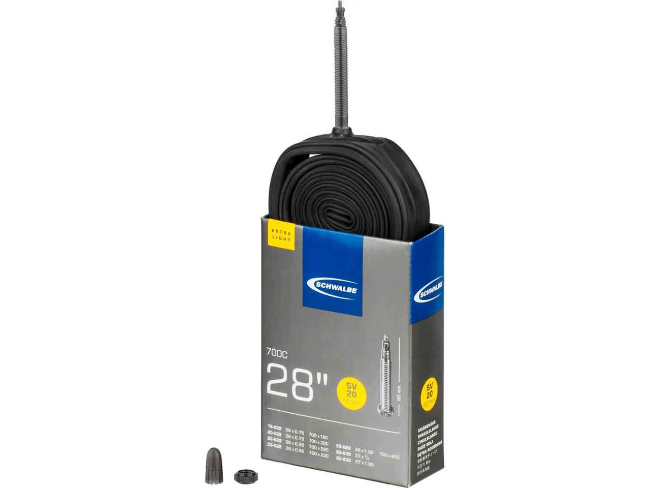Schwalbe Schlauch 20 Extralight für 28" Schwalbe Schlauch 20 Extralight für 28"
