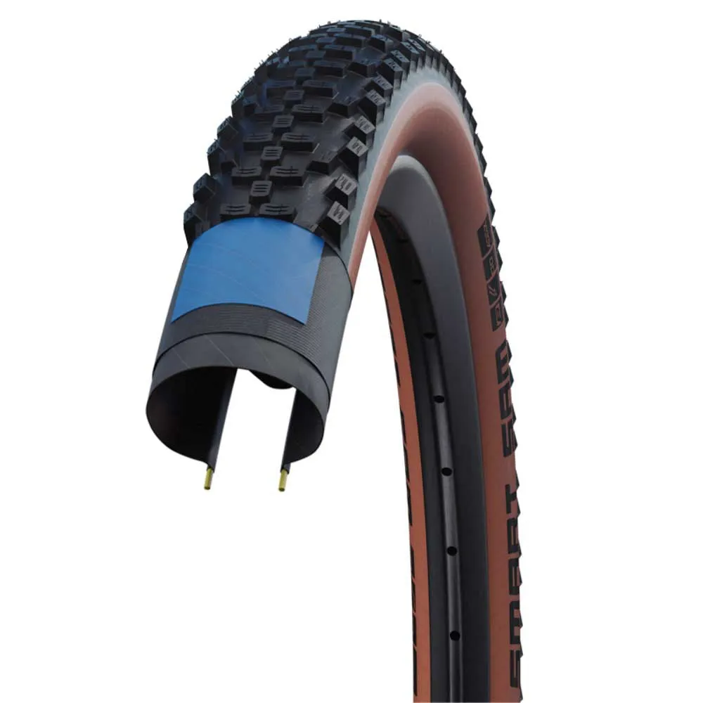 Schwalbe Smart Samoa Dd 27.5´´ X 2.60 Steifer Mtb-reifen, Black / brown, 27.5" x 2.60 Schwalbe Smart Samoa Dd 27.5´´ X 2.60 Steifer Mtb-reifen, Black / brown, 27.5" x 2.60