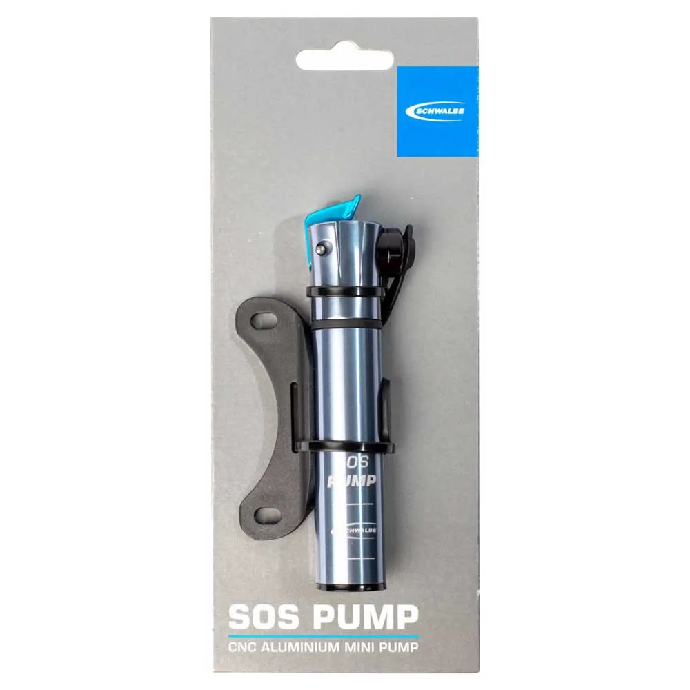 Schwalbe Sos Mini-pumpe, Silver, One Size Schwalbe Sos Mini-pumpe, Silver, One Size