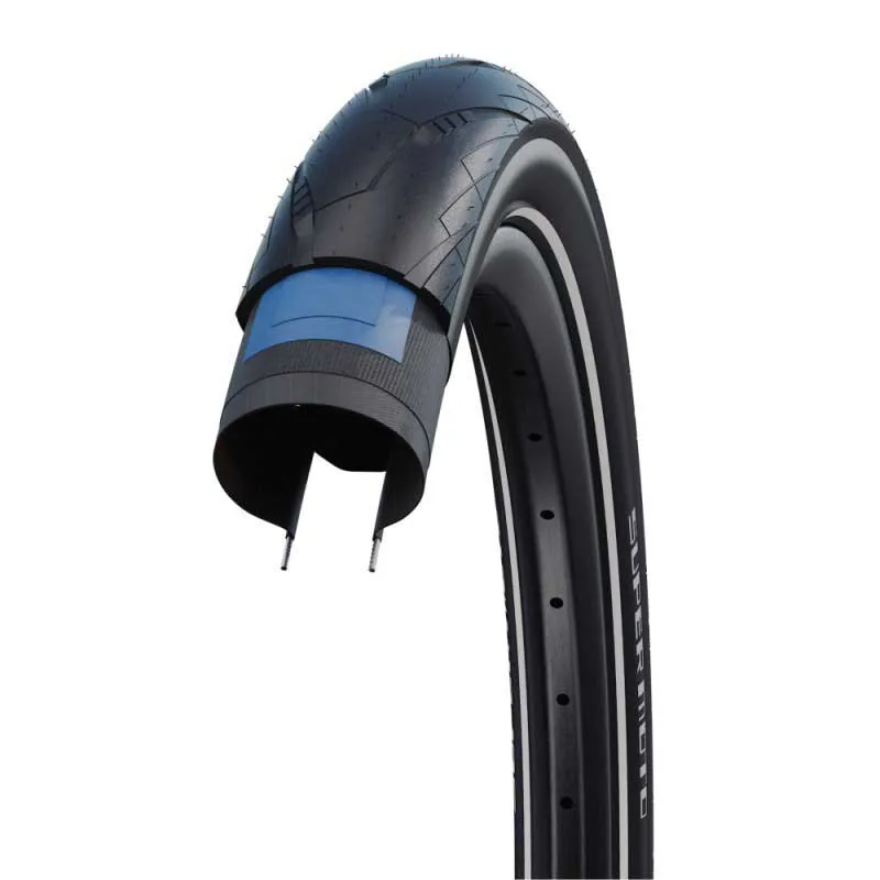 Schwalbe Supermoto Dd Raceguard 20´´ X 2.40 Steifer Urbanreifen, Black / reflex, 20" x 2.40 Schwalbe Supermoto Dd Raceguard 20´´ X 2.40 Steifer Urbanreifen, Black / reflex, 20" x 2.40