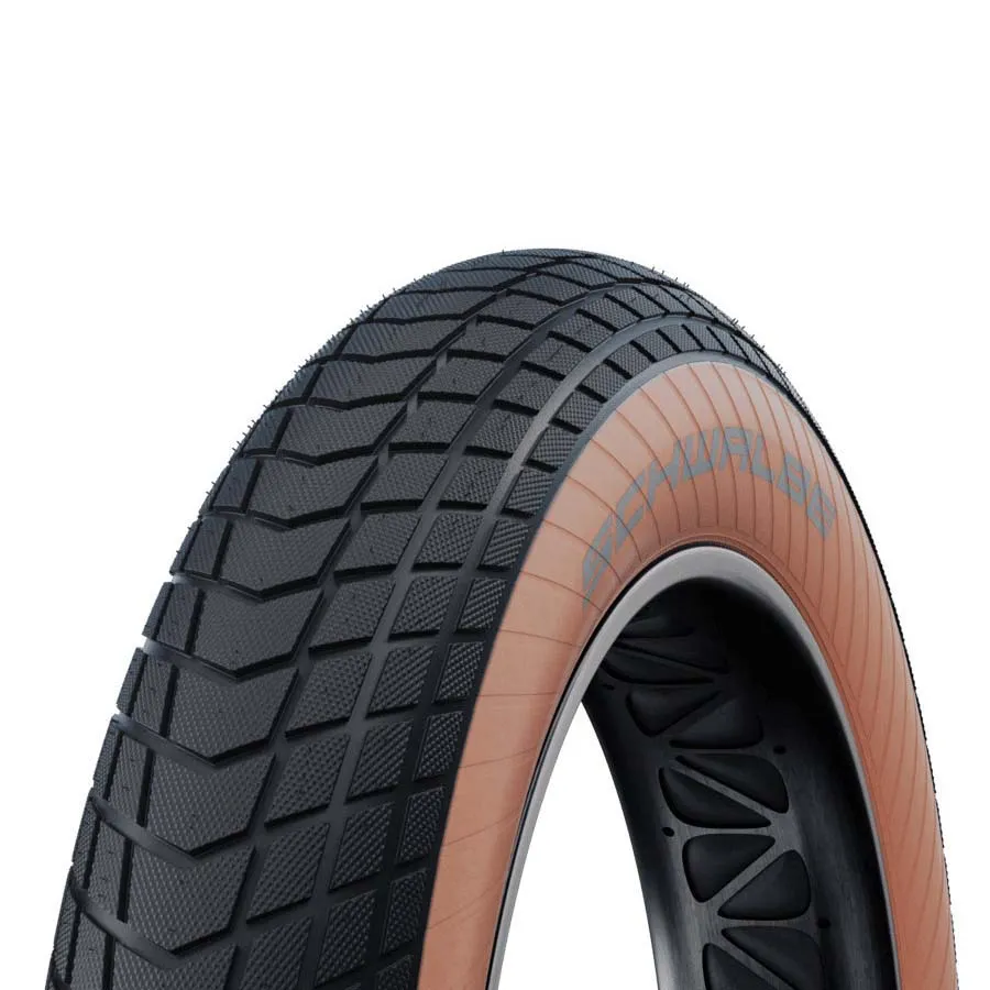 Schwalbe Supermoto-x Addix Eco Greenguard 20 X 4.0 Steifer Urbanreifen, Black / bronze, 20" x 2.40 Schwalbe Supermoto-x Addix Eco Greenguard 20 X 4.0 Steifer Urbanreifen, Black / bronze, 20" x 2.40