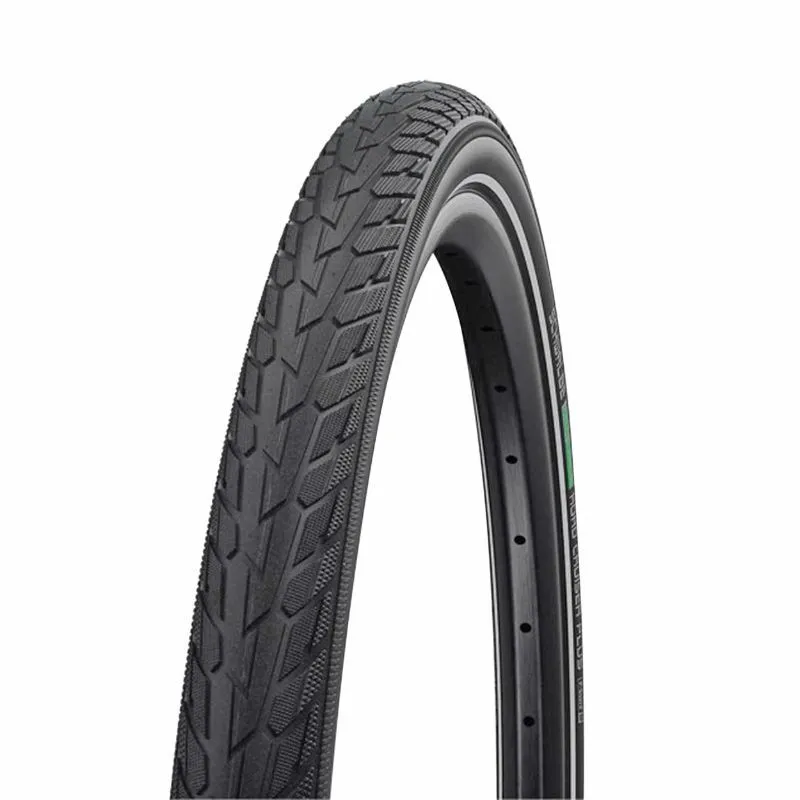 Schwalbe Urban vtc-Reifen Delta Cruiser Plus Tr (35-622) renfort Green Guard flanc reflex Unisex, schwarz, 700 x 35mm Schwalbe Urban vtc-Reifen Delta Cruiser Plus Tr (35-622) renfort Green Guard flanc reflex Unisex, schwarz, 700 x 35mm