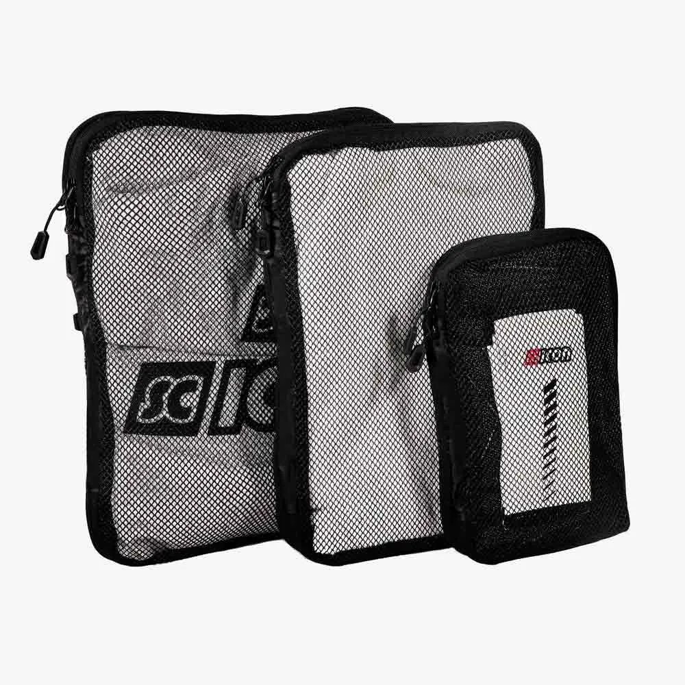 Scicon Compression Packing Cubes Rahmentasche, Black, One Size