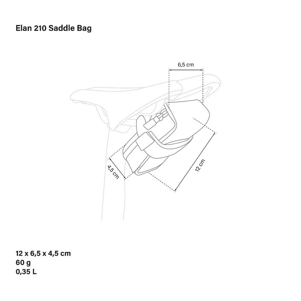 Scicon Elan 210 Tour De France Werkzeug-satteltasche 0.35l Scicon Elan 210 Tour De France Werkzeug-satteltasche 0.35l