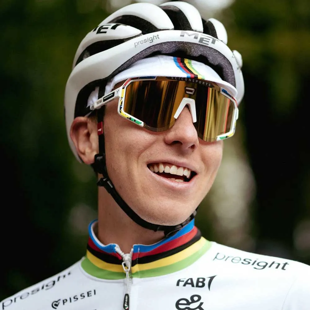 Scicon World Champion Aeroscope Sonnenbrille, White rainbow bronze, Multimirror/CAT3 + Clear Mirror/CAT0 Scicon World Champion Aeroscope Sonnenbrille, White rainbow bronze, Multimirror/CAT3 + Clear Mirror/CAT0
