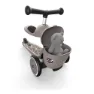 Scoot & Ride Highwaykick One Lifestyle Brown Lines Tretroller, Multicolor, One Size