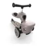 Scoot & Ride Highwaykick One Lifestyle Brown Lines Tretroller, Multicolor, One Size