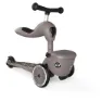 Scoot & Ride Highwaykick One Lifestyle Brown Lines Tretroller, Multicolor, One Size