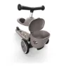 Scoot & Ride Highwaykick One Lifestyle Brown Lines Tretroller, Multicolor, One Size