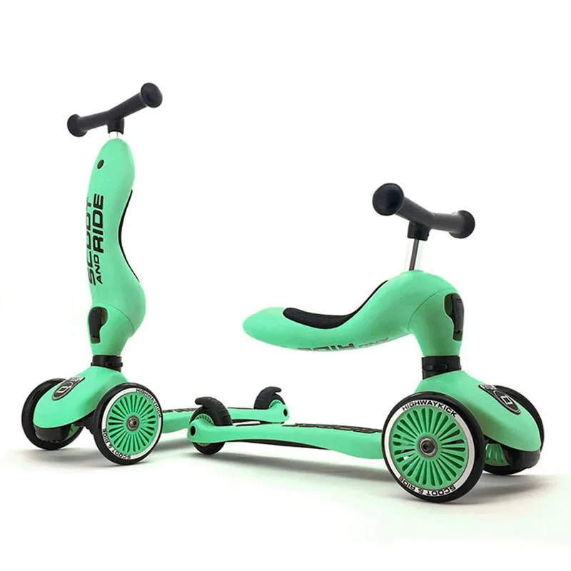 Scoot & Ride Highwaykick One Tretroller, Kiwi, One Size