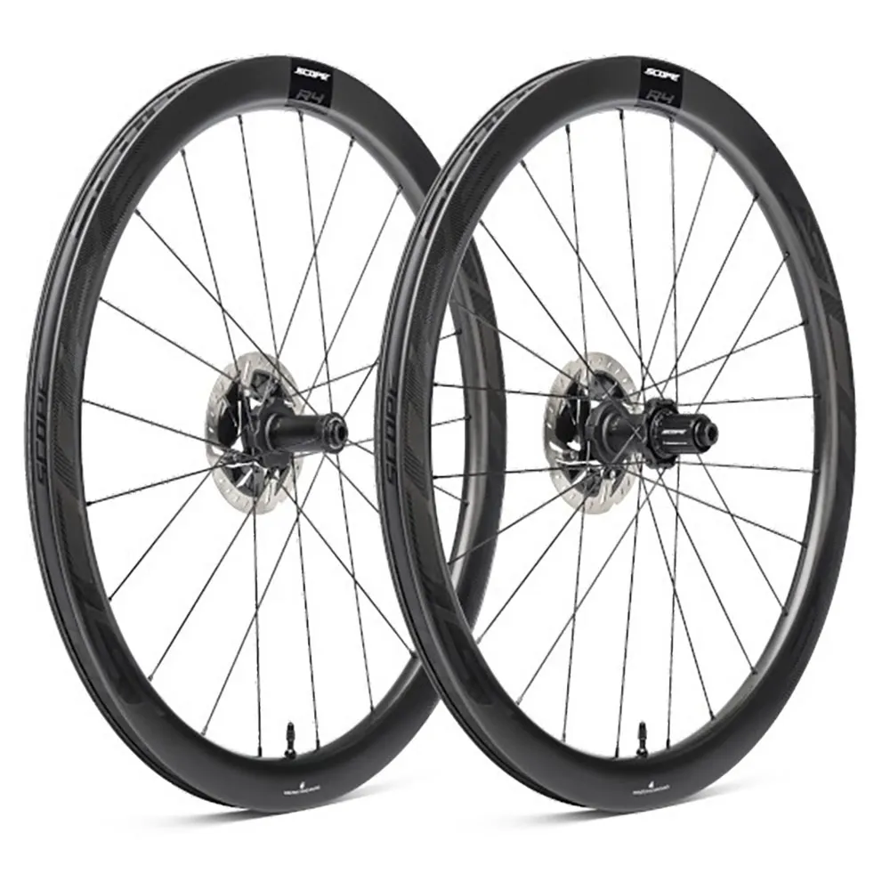 Scope R4 Cl Disc Tubeless Rennrad Laufradsatz Scope R4 Cl Disc Tubeless Rennrad Laufradsatz