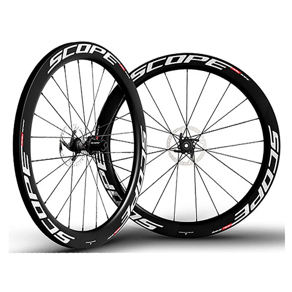 Scope R5d Cl Disc Tubeless Rennrad Laufradsatz, Black / white, 12 x 100/12 x 142mm, Shimano/Sram HG Scope R5d Cl Disc Tubeless Rennrad Laufradsatz, Black / white, 12 x 100/12 x 142mm, Shimano/Sram HG