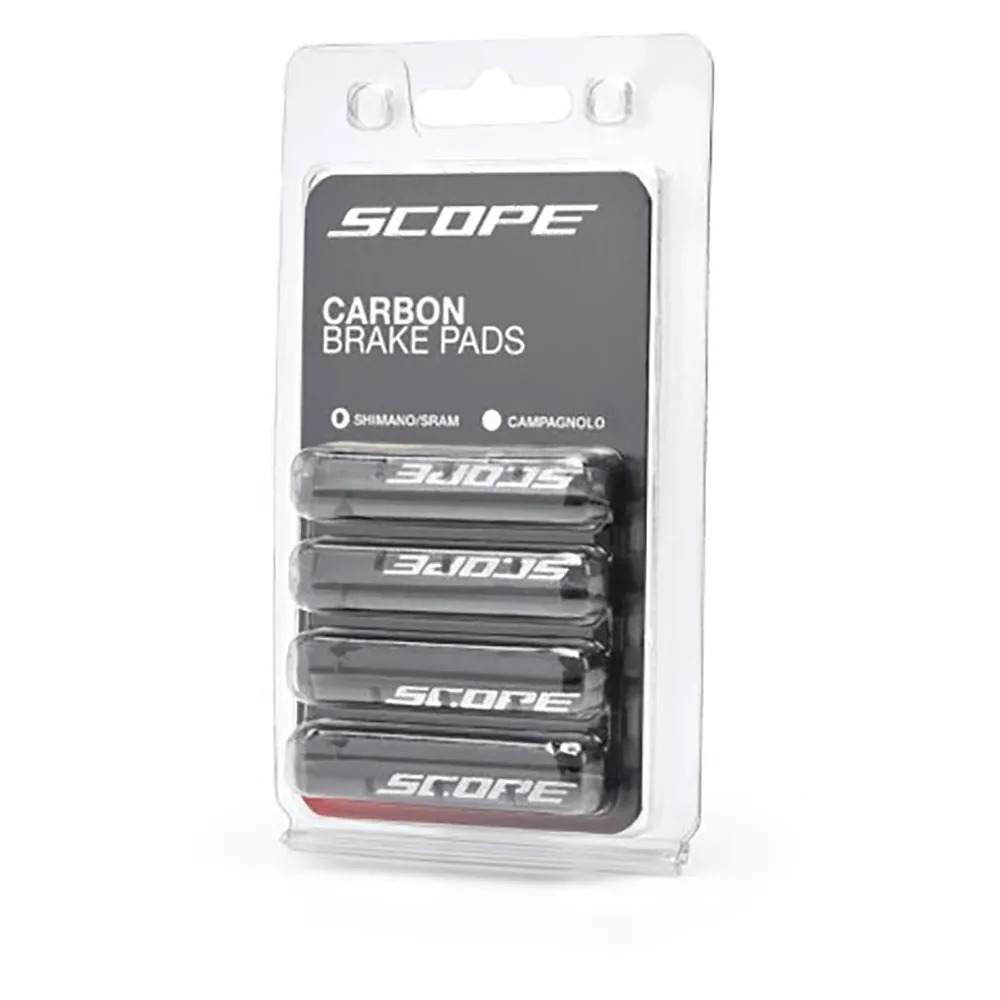 Scope Shimano Felgenbremsbeläge 2 Paare, Carbon, One Size Scope Shimano Felgenbremsbeläge 2 Paare, Carbon, One Size