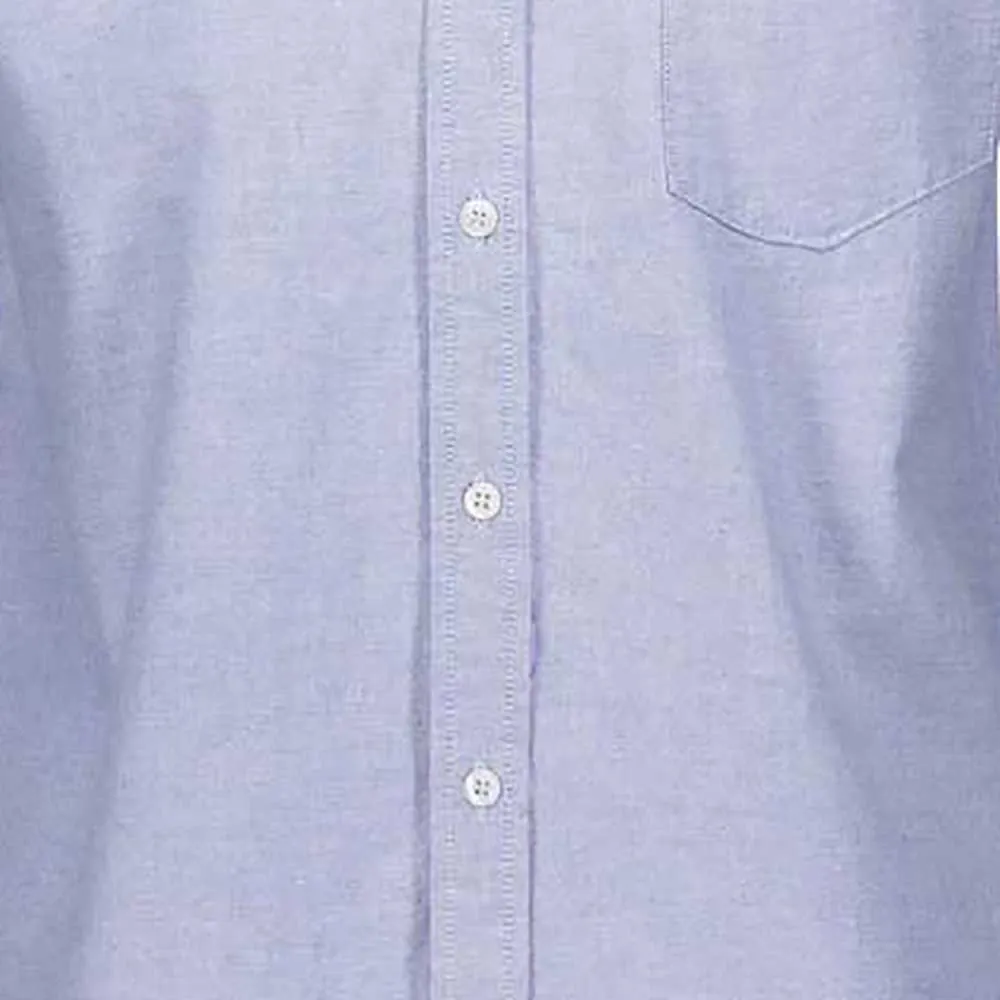 SCOTT 10 Casual Langarmhemd, Blue oxford, M