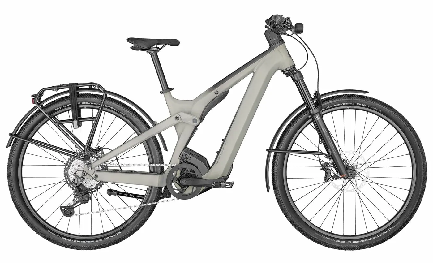 SCOTT Axis eRide Evo Tour FS - 11K Diamant, Grau, M SCOTT Axis eRide Evo Tour FS - 11K Diamant, Grau, M