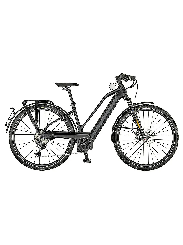 SCOTT Damen E-Citybike 28 Silence eRIDE 20 Speed, Schwarz, S SCOTT Damen E-Citybike 28 Silence eRIDE 20 Speed, Schwarz, S