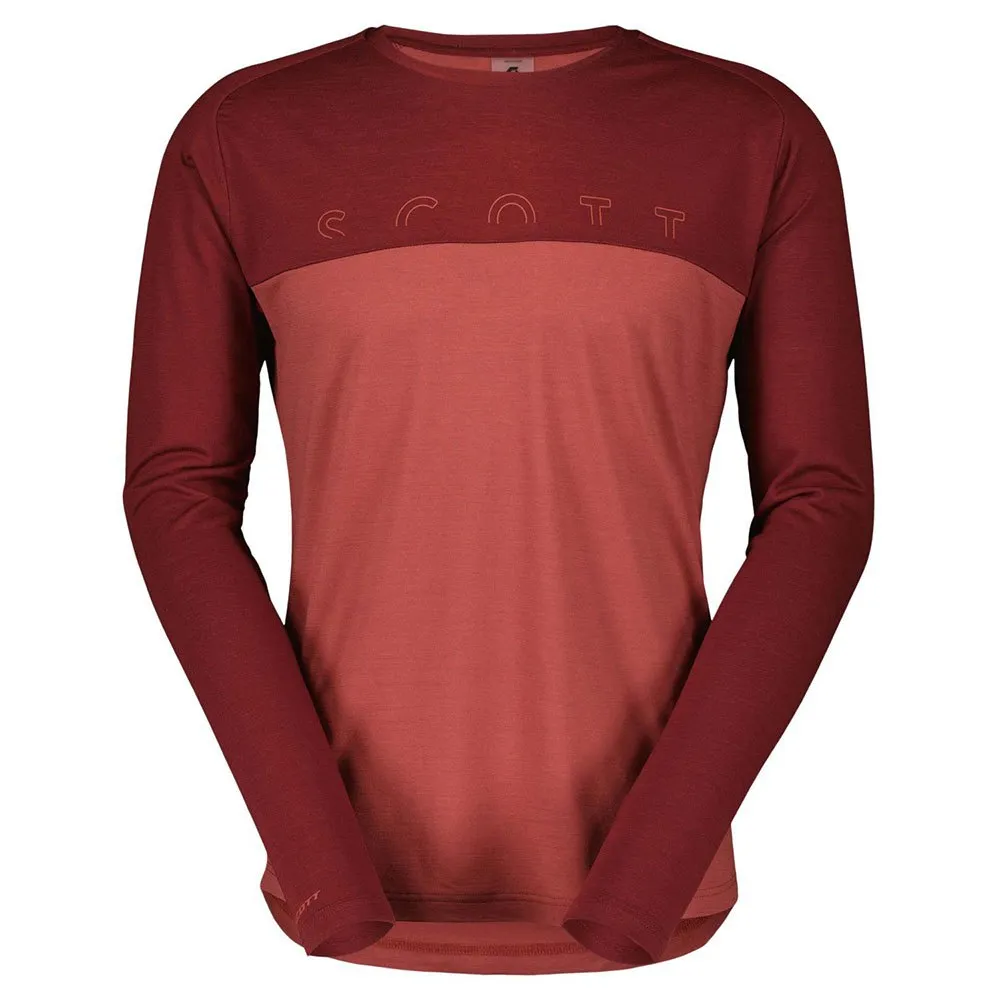 SCOTT Defined Merino Langarm-t-shirt male