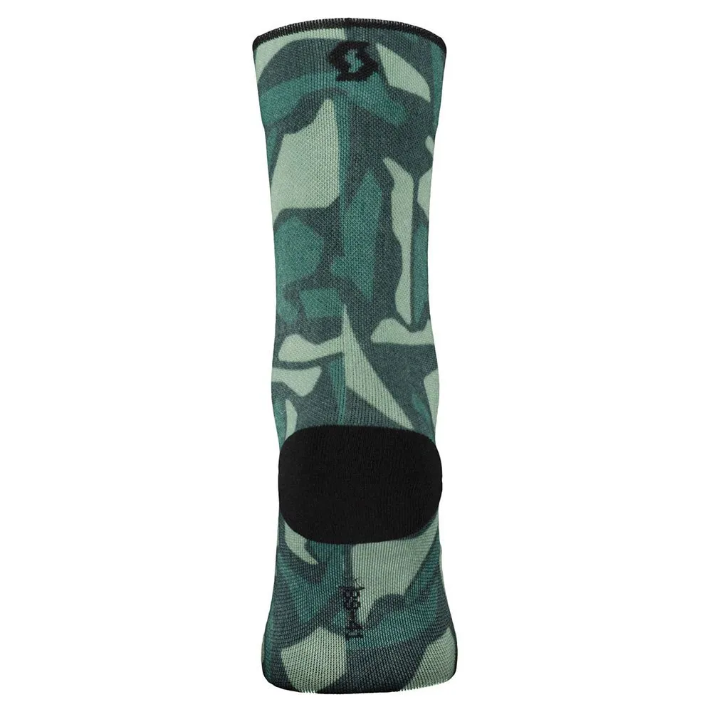 SCOTT Graphic Crew-socken male, Lush green / haze green SCOTT Graphic Crew-socken male, Lush green / haze green