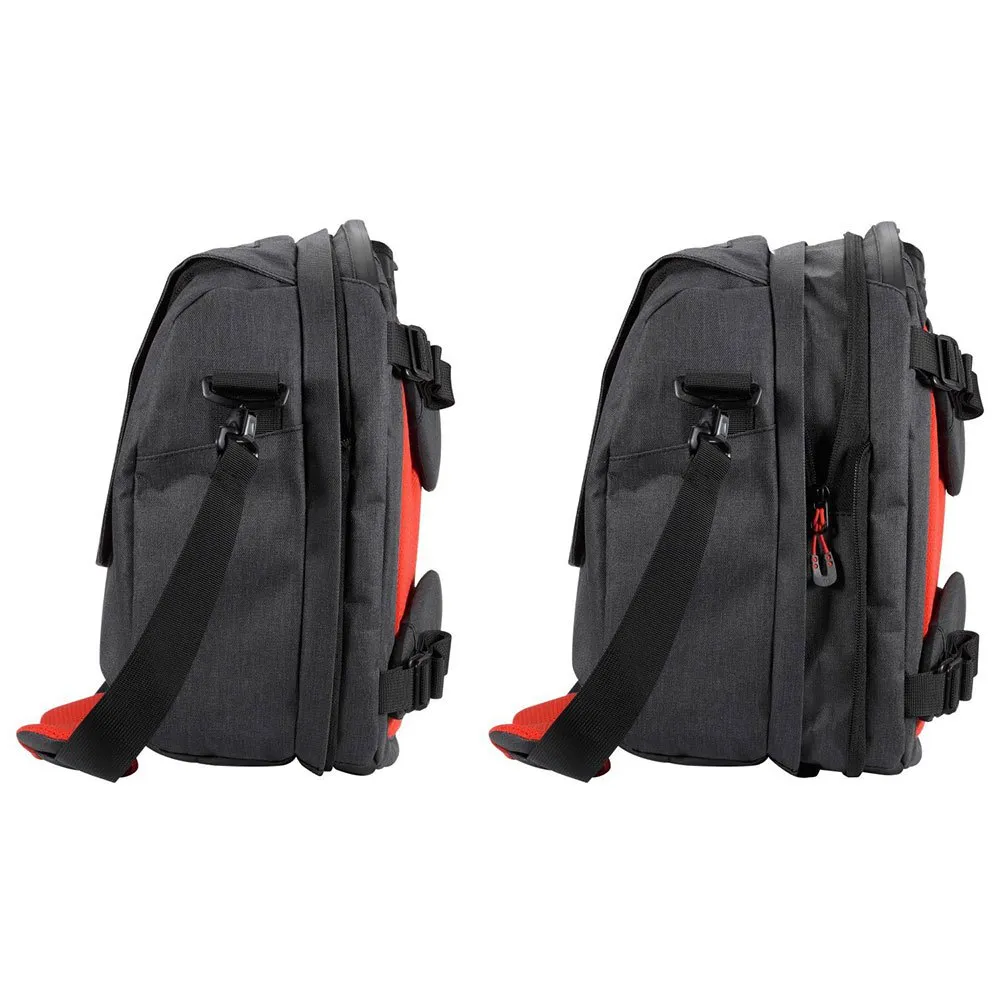 SCOTT Messenger 25l Tasche, Dark grey / red, One Size SCOTT Messenger 25l Tasche, Dark grey / red, One Size