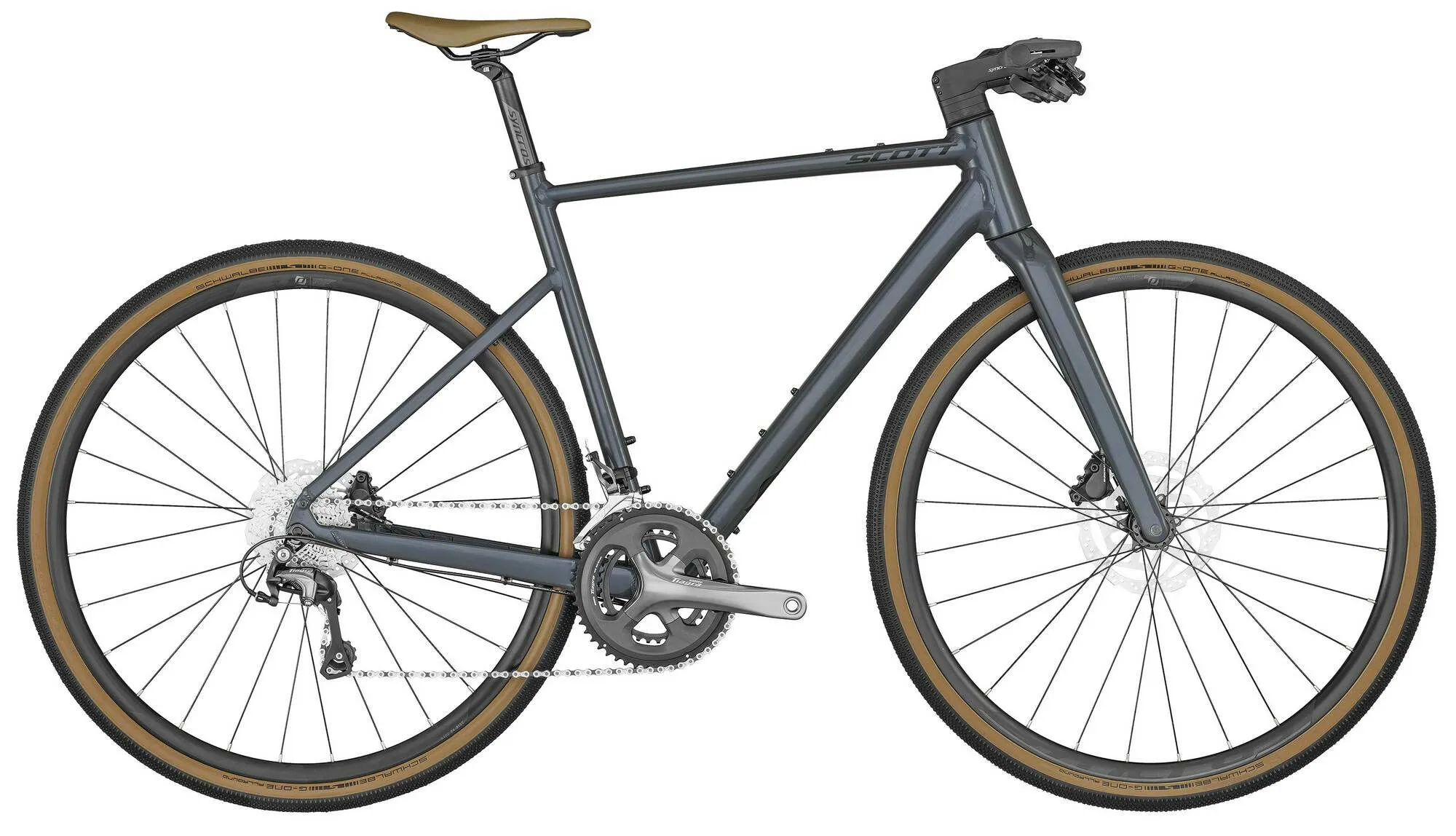 SCOTT Metrix 20 Storm Grey 28" Diamant, Dunkelblau