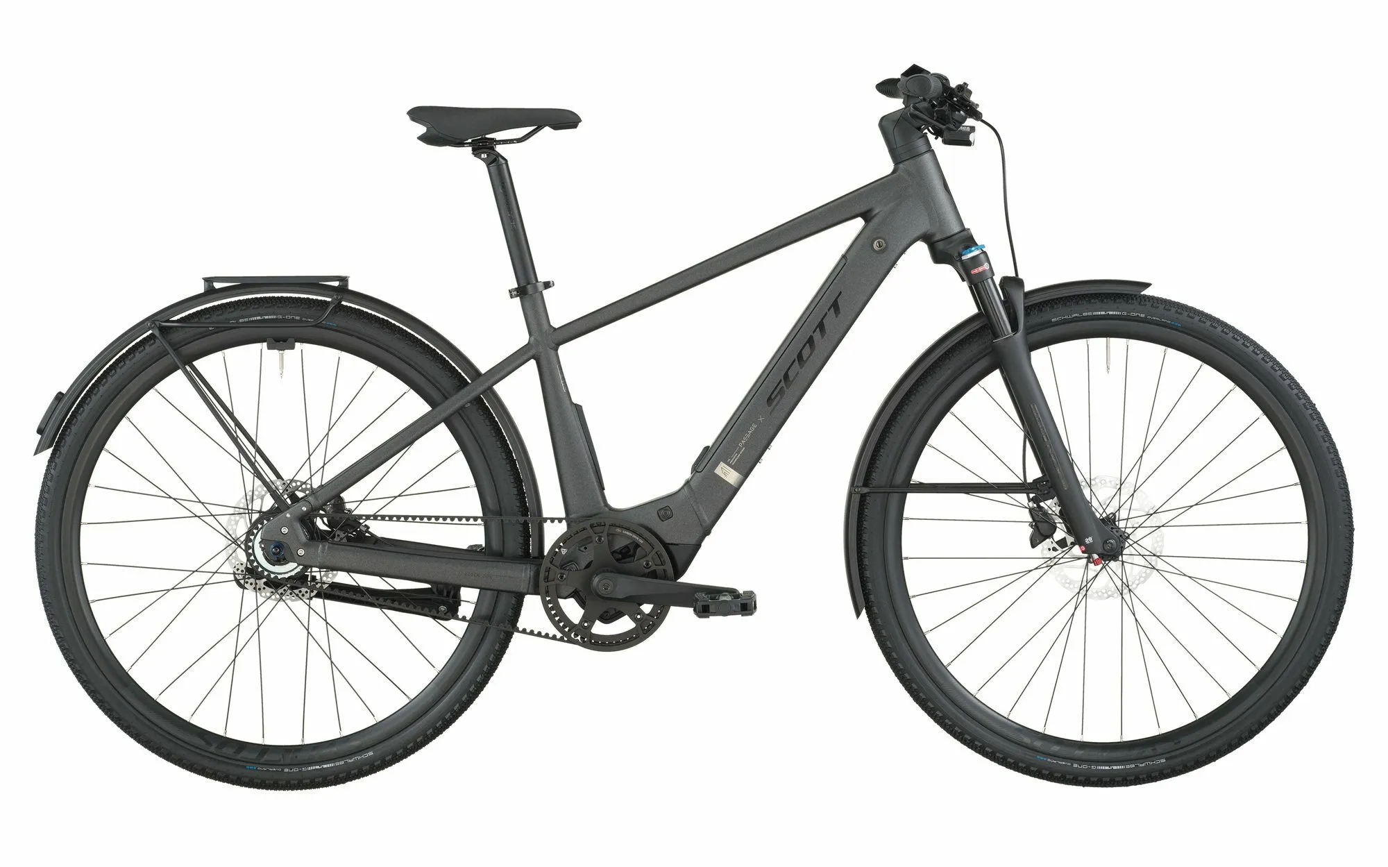 SCOTT Passage 10 Belt midnight grey 29" 400 Wh Diamant, Hersteller-midnight grey, L